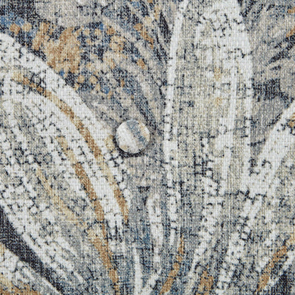 Swivel Glider Chair With Upholstery And Metal Base - Multicolor JLA