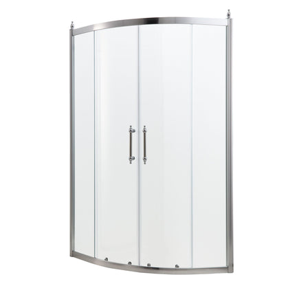 Framed Tub Shower Enclosure With Clear Tempered Glass Daily Nest