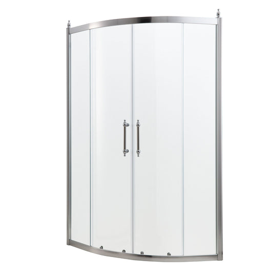 Framed Tub Shower Enclosure With Clear Tempered Glass Daily Nest