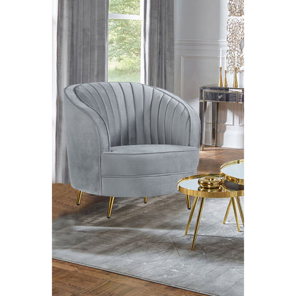 Tufted Upholstered Lounge Seating Chair Furniture Max