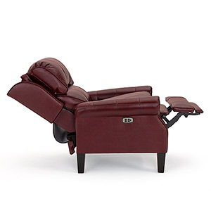 Joanna Three-Way Power Tilt-Headrest Leather Recliner Best Home Furnishings