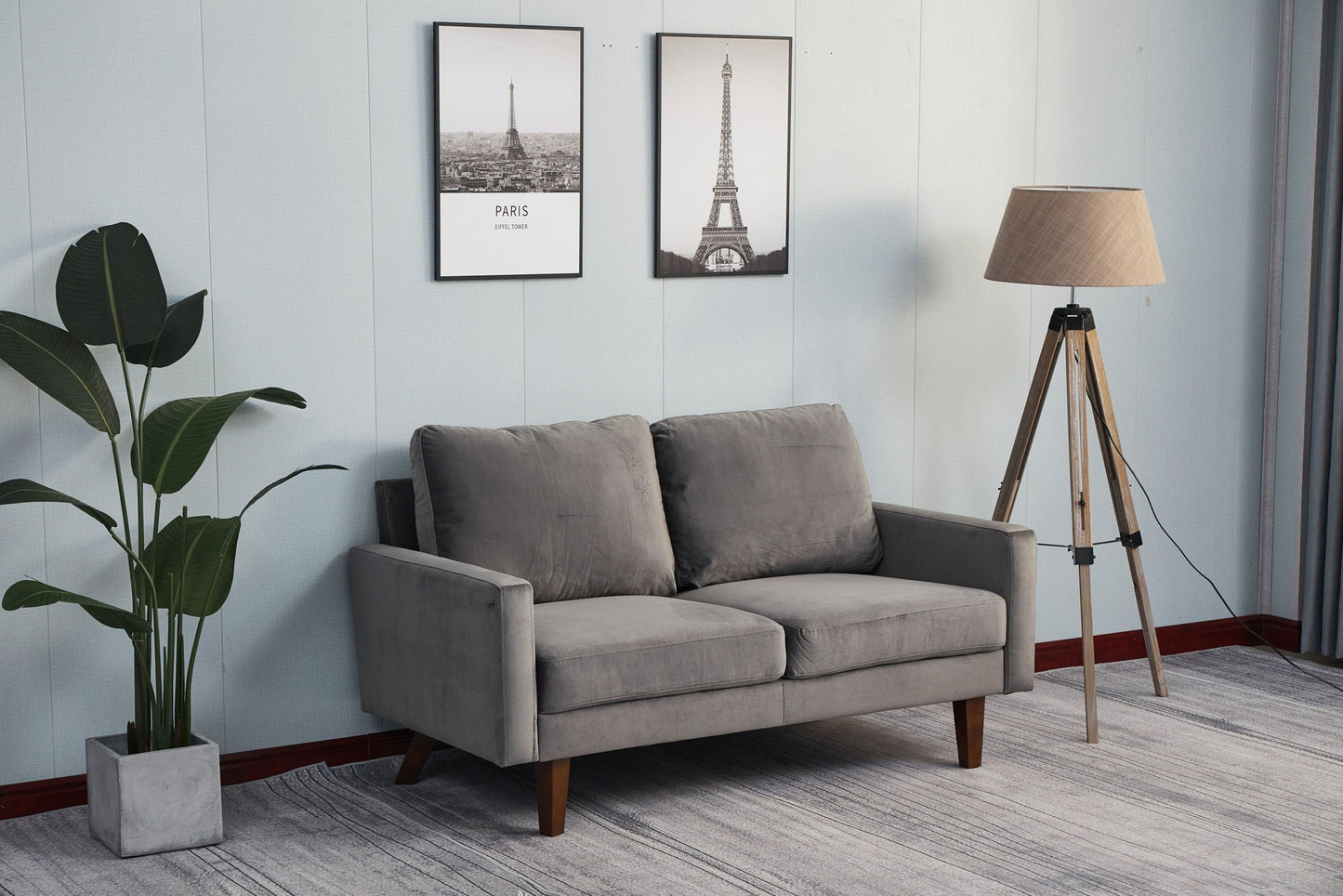 Comfortable Loveseat With Durable Construction Home Essentials