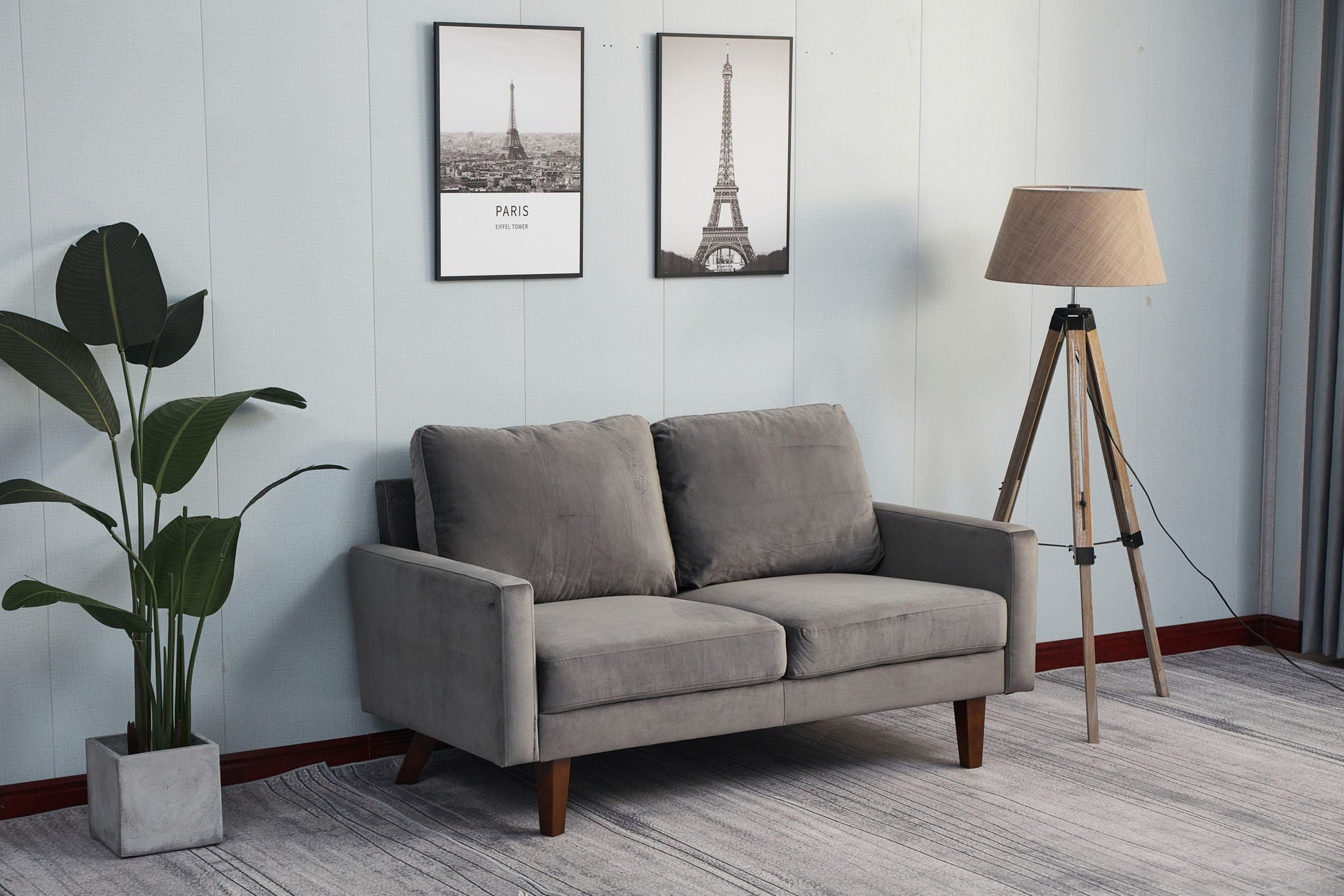 Comfortable Loveseat With Durable Construction Home Essentials