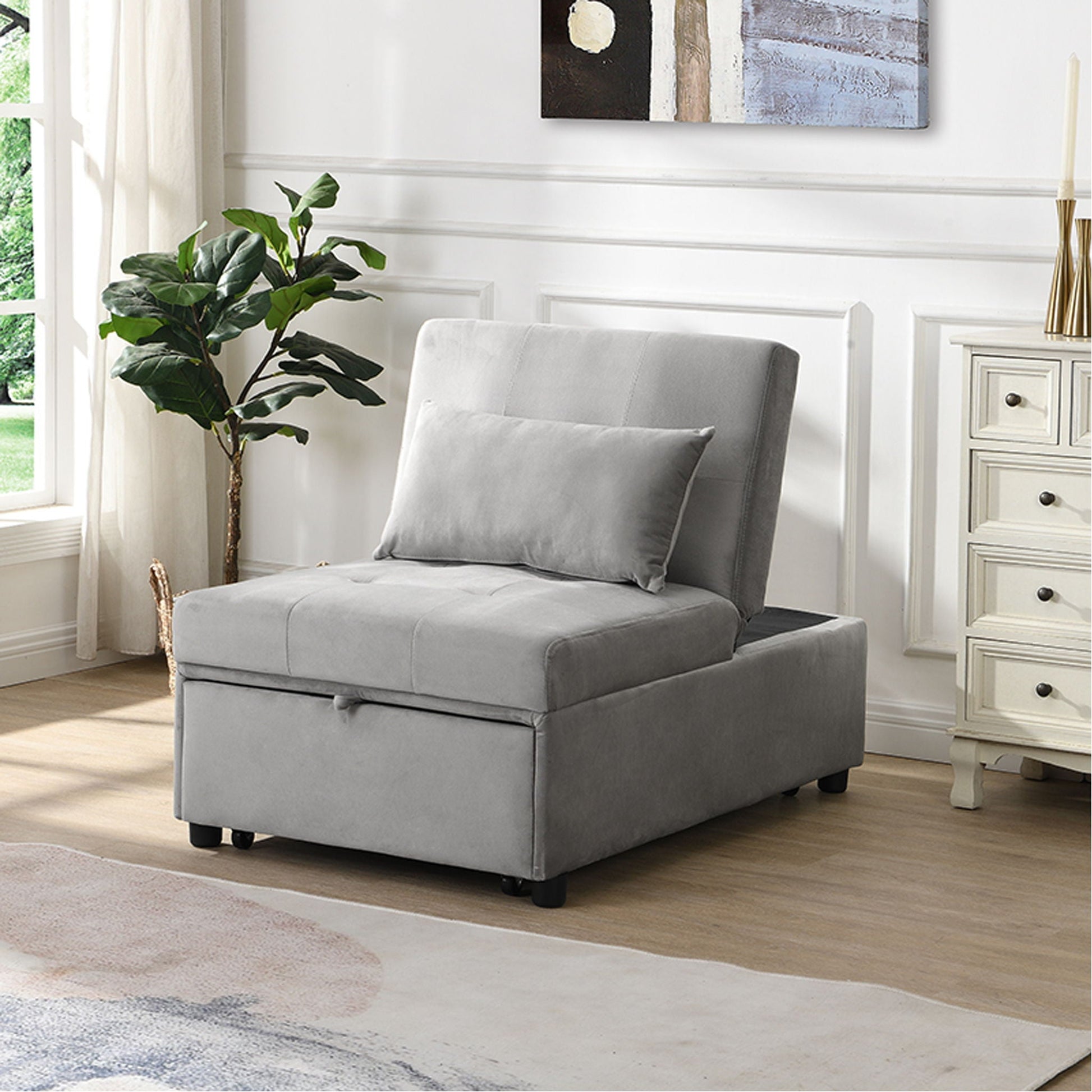 Versatile Folding Ottoman Sofa Bed Multifunctional Space Saver Home Essentials