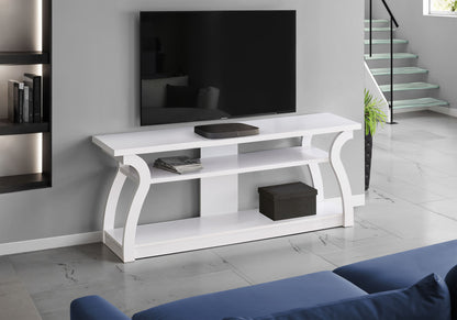 TV Stand, Console, Media Entertainment Center, Storage Shelves 8th Street