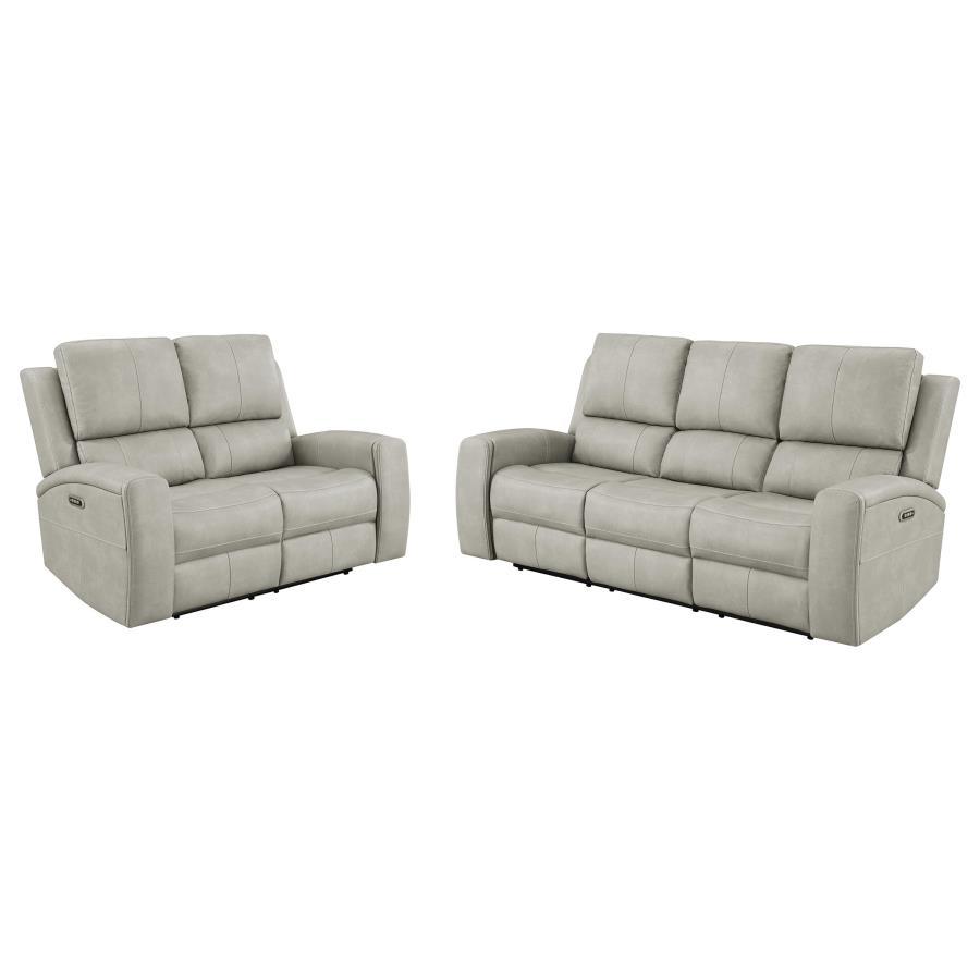 Brickston - Triple Power Reclining Sofa Set Coaster Fine Furniture