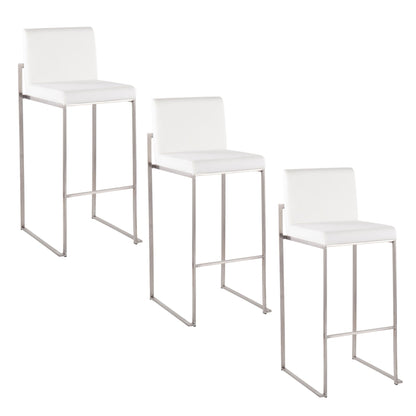 Fuji - Contemporary And Modern Elegance High Back Barstool Lumi Source