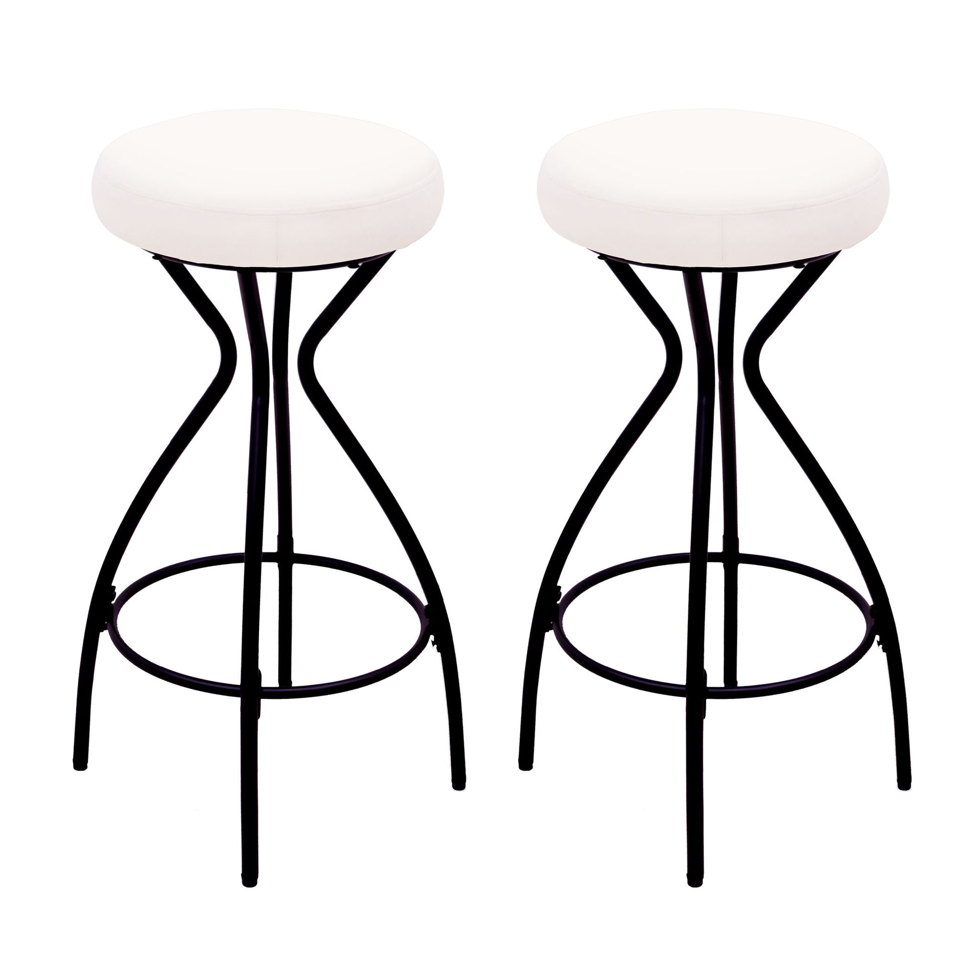 Modern Backless Bar Stools For Kitchen Island (Set of 2) Home Essentials