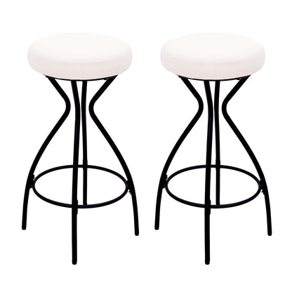 Modern Backless Bar Stools For Kitchen Island (Set of 2) Home Essentials