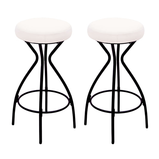 Modern Backless Bar Stools For Kitchen Island (Set of 2) Home Essentials