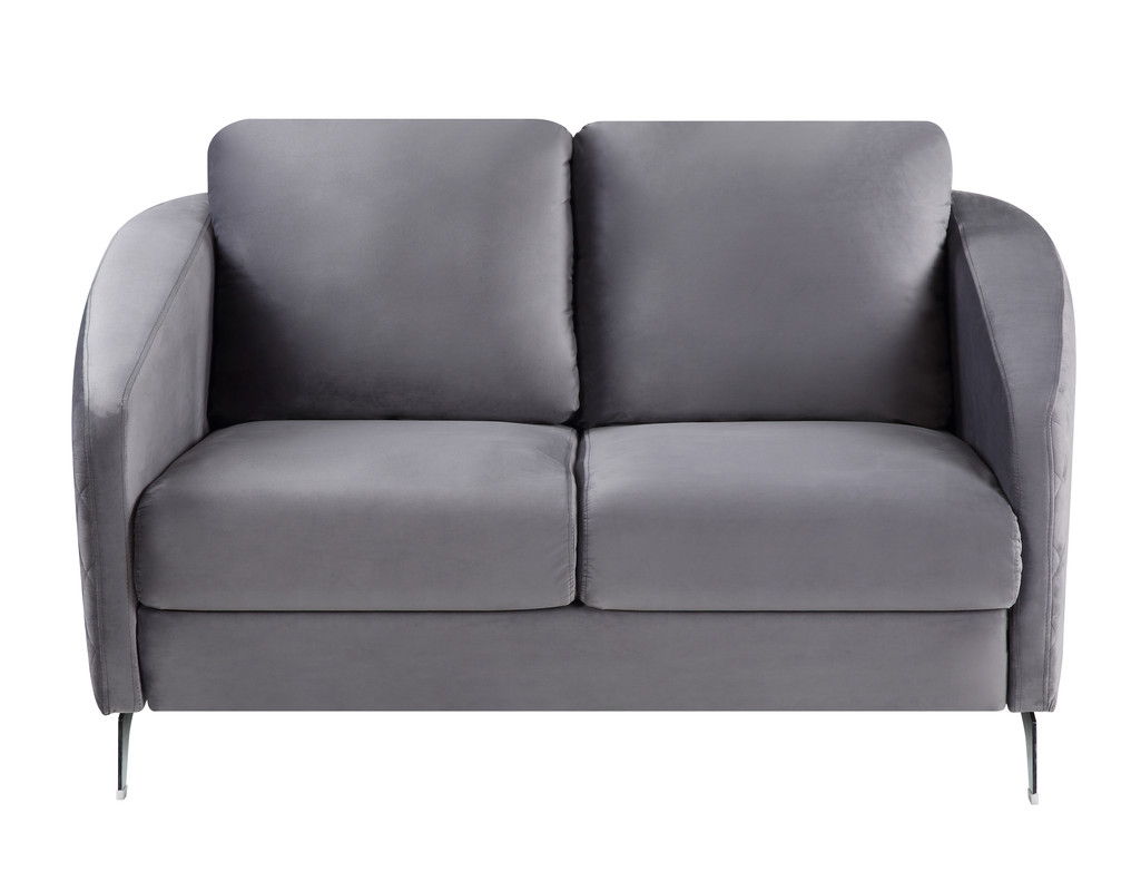 Sofia - Velvet Modern Chic Loveseat Couch Lilola Home