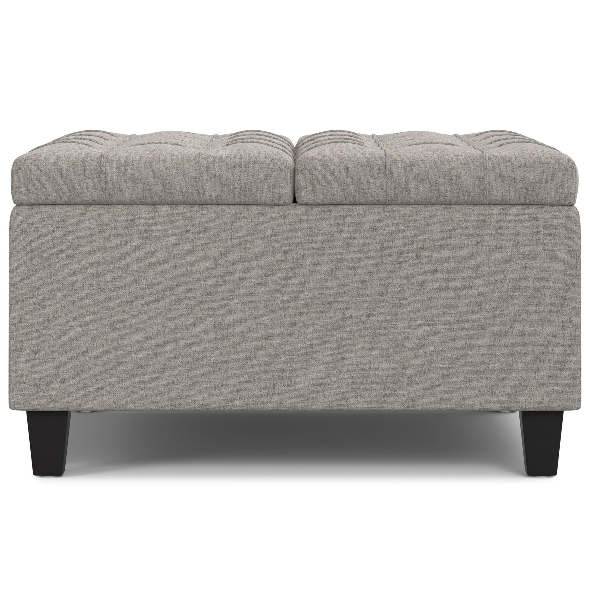 Harrison - Upholstered Coffee Table Storage Ottoman Simpli-Home