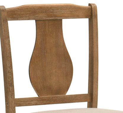Kayee - 5 Pieces Pack Dining Set - Weathered Oak Acme