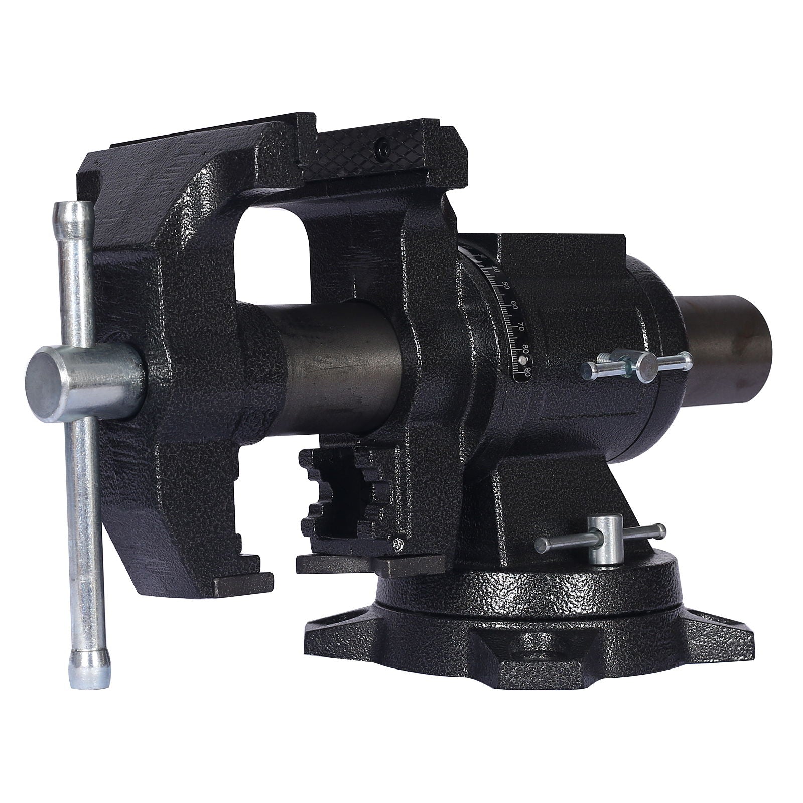 Heavy Duty 5" Multi Jaw Rotating Bench Vise With 360 Degree Swivel Base And Head Daily Nest