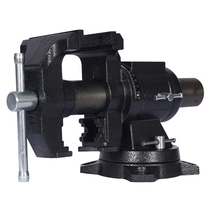 Heavy Duty 5" Multi Jaw Rotating Bench Vise With 360 Degree Swivel Base And Head Daily Nest