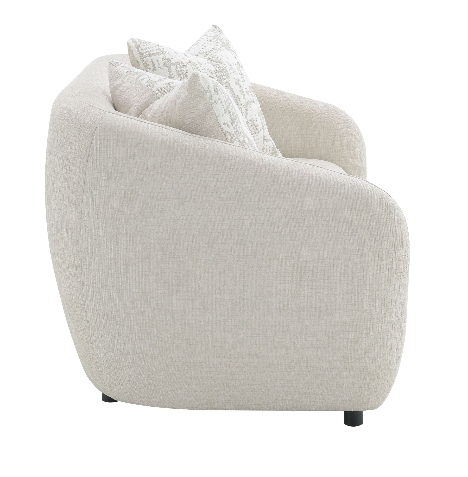Etienne - Loveseat With 3 Pillows - Beige Acme
