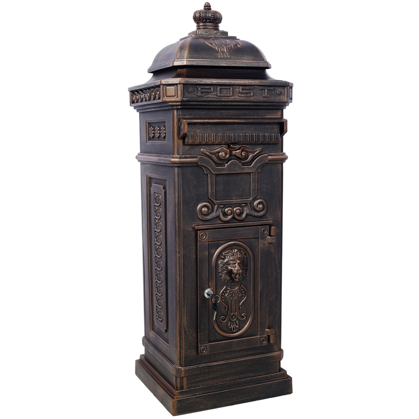 Mailboxs Residential Large-Capacity Letter Box, Rainproof Postbox Statue Daily Nest