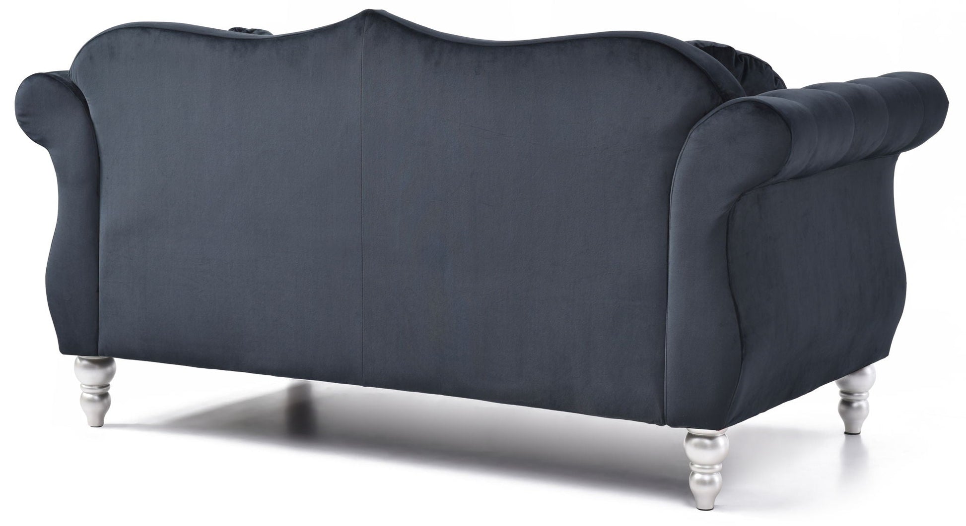 Stylish Flared Arm Loveseat Glory Furniture