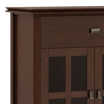 Artisan - Large 4 Door Sideboard Buffet - Russet Brown Simpli-Home