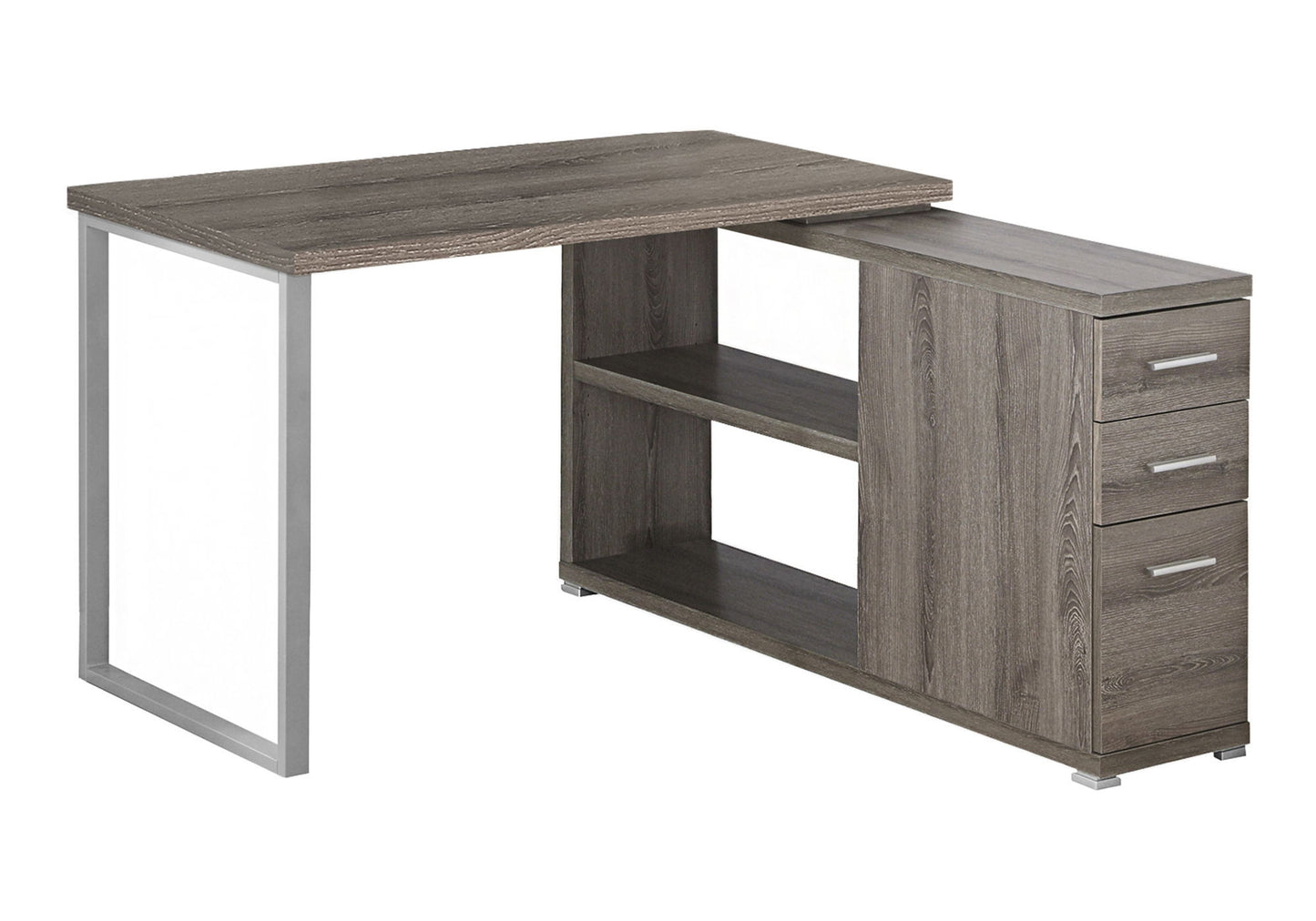 Computer Desk, Home Office, Corner, Left, Right Set - Up, Storage Drawers, L Shape, Laptop, And Contemporary & Modern 8th Street
