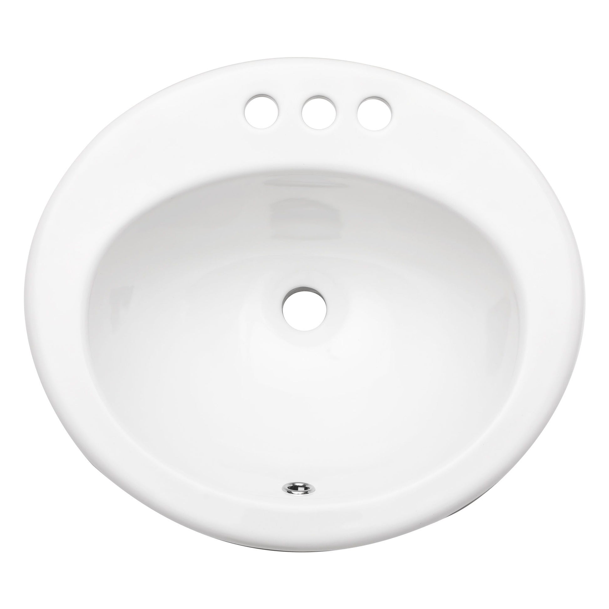 20 X 18" Modern Ceramic Oval Undermount Bathroom Sink With 3 Faucet Holes - White Daily Nest