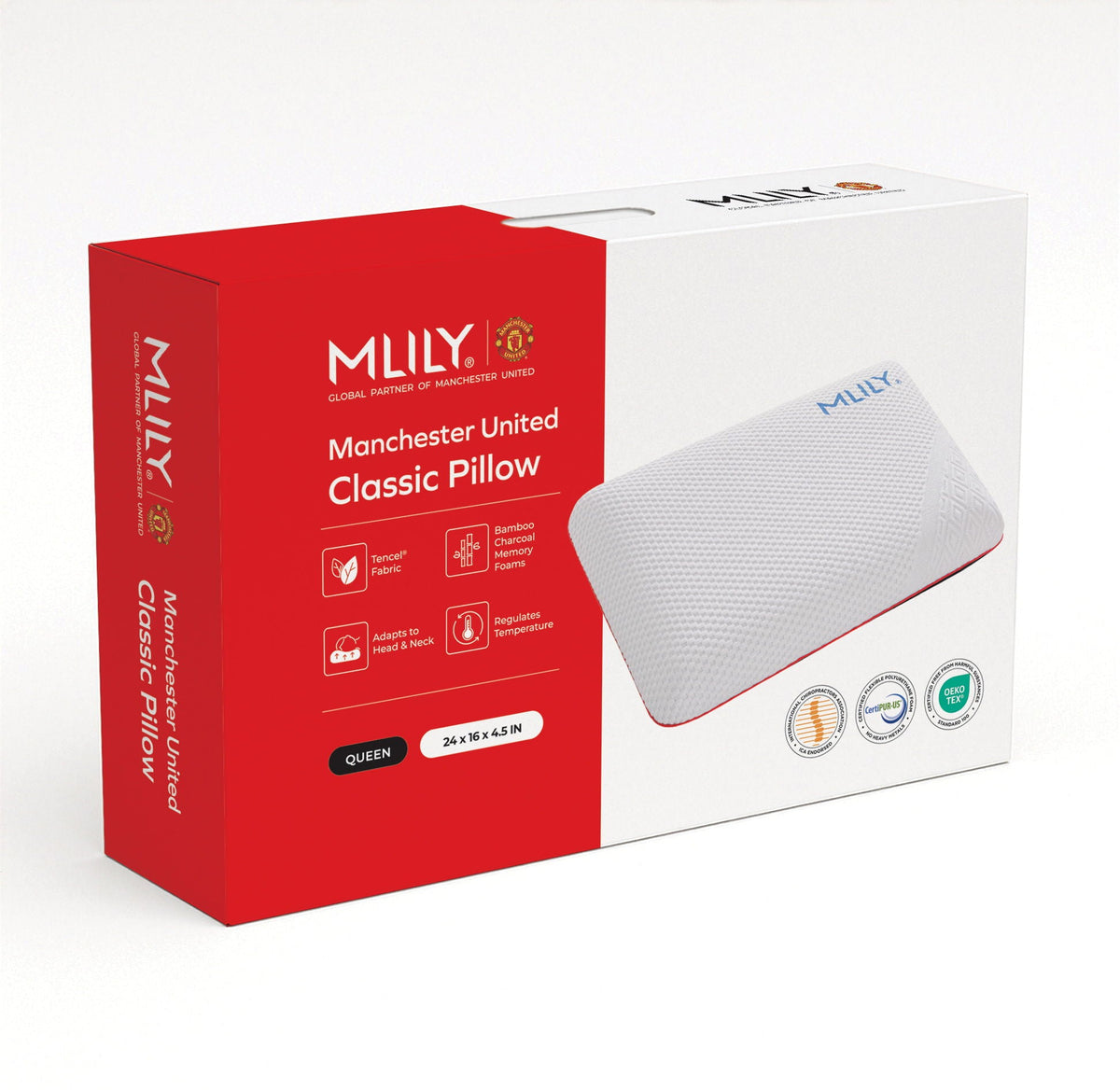 MLILY MUFC - Classic Pillow - Queen MLILY