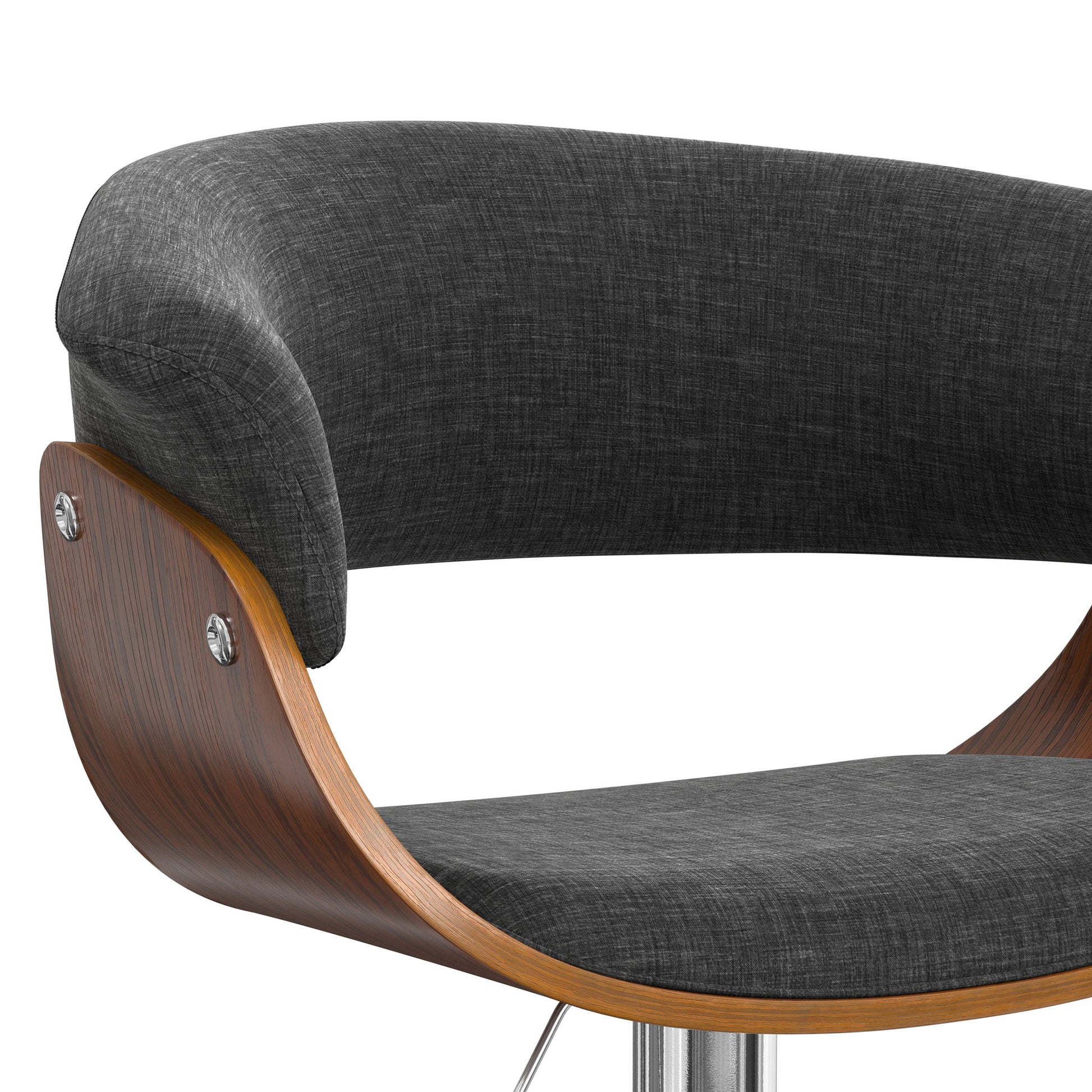Sheldon - Upholstered Adjustable Swivel Bar Stool Simpli-Home