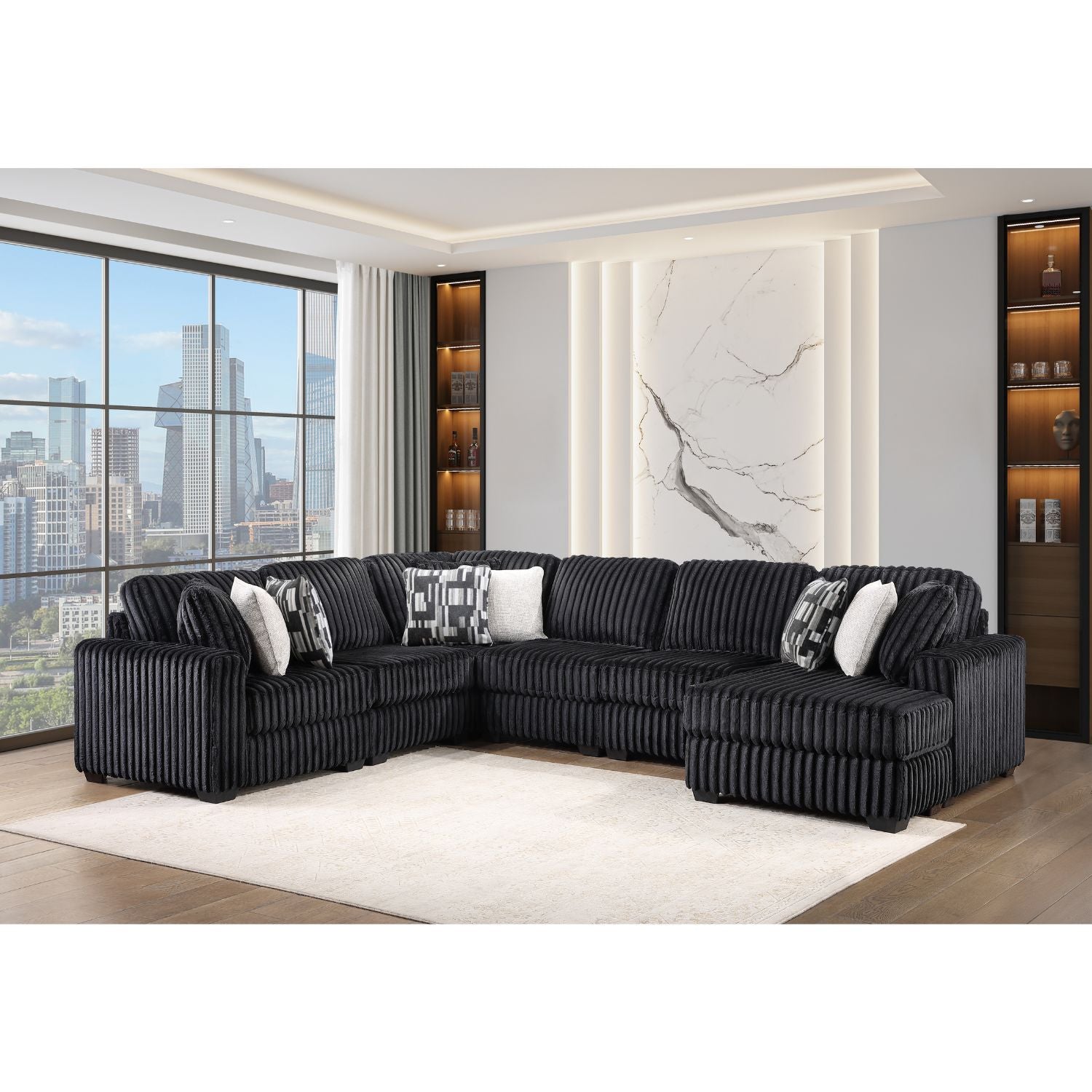 Snuggle - Living Room Sectional Matrix Furniture Group