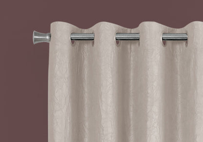 2 Pieces Set, Curtain Panel, Room Darkening, Grommet, Contemporary & Modern 8th Street