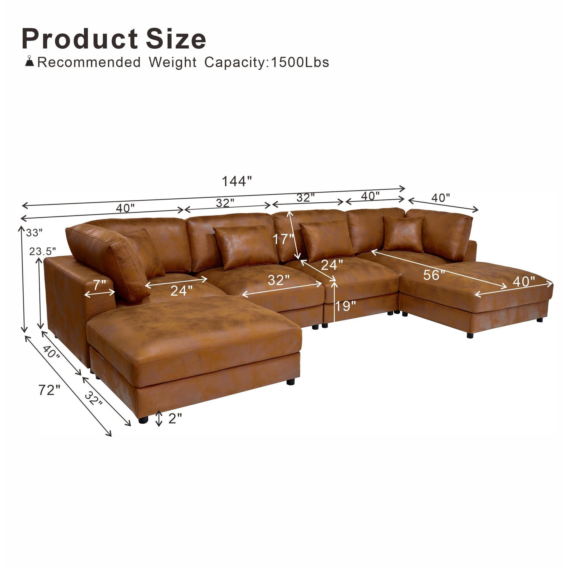 Modular Sectional With Removable Cushions Home Essentials