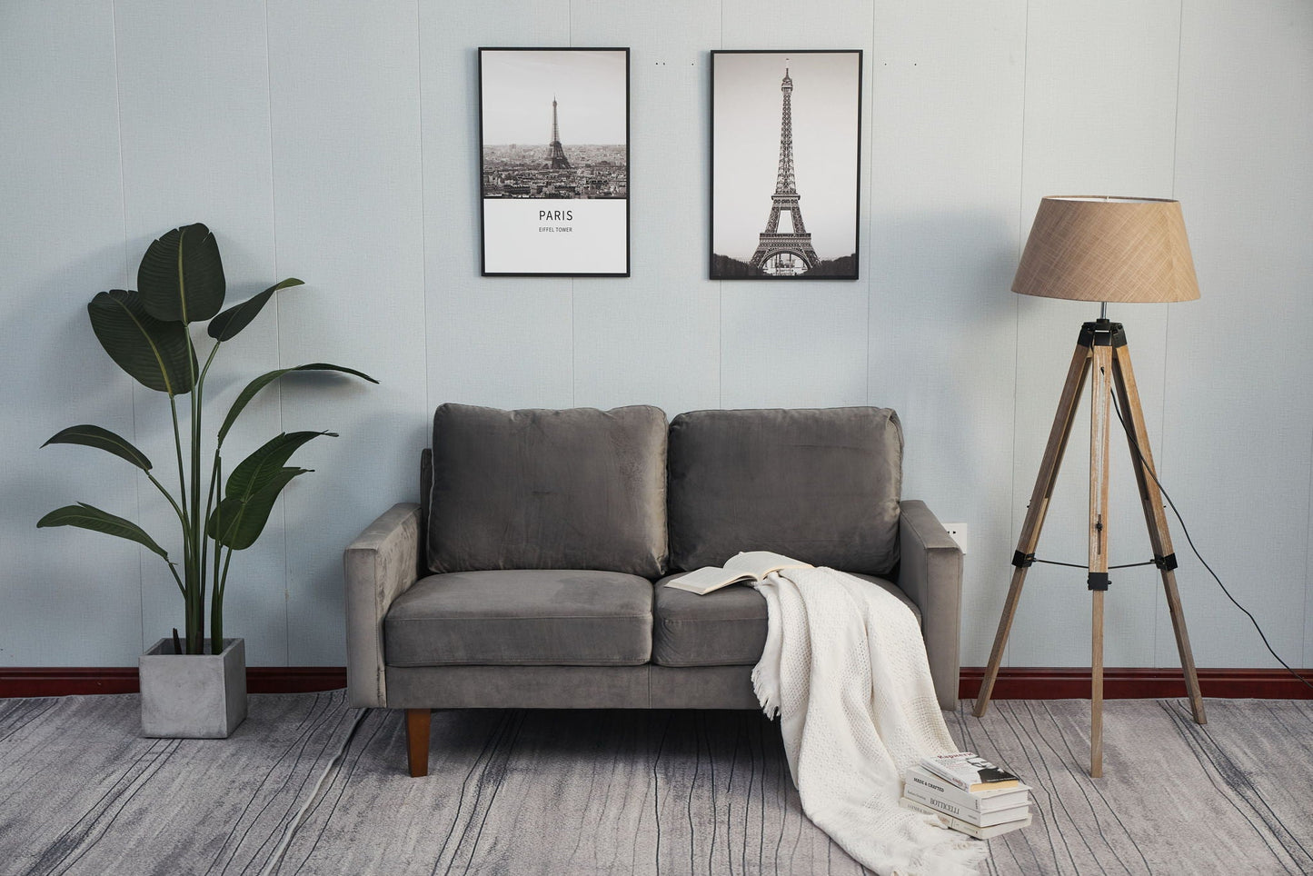 Comfortable Loveseat With Durable Construction Home Essentials