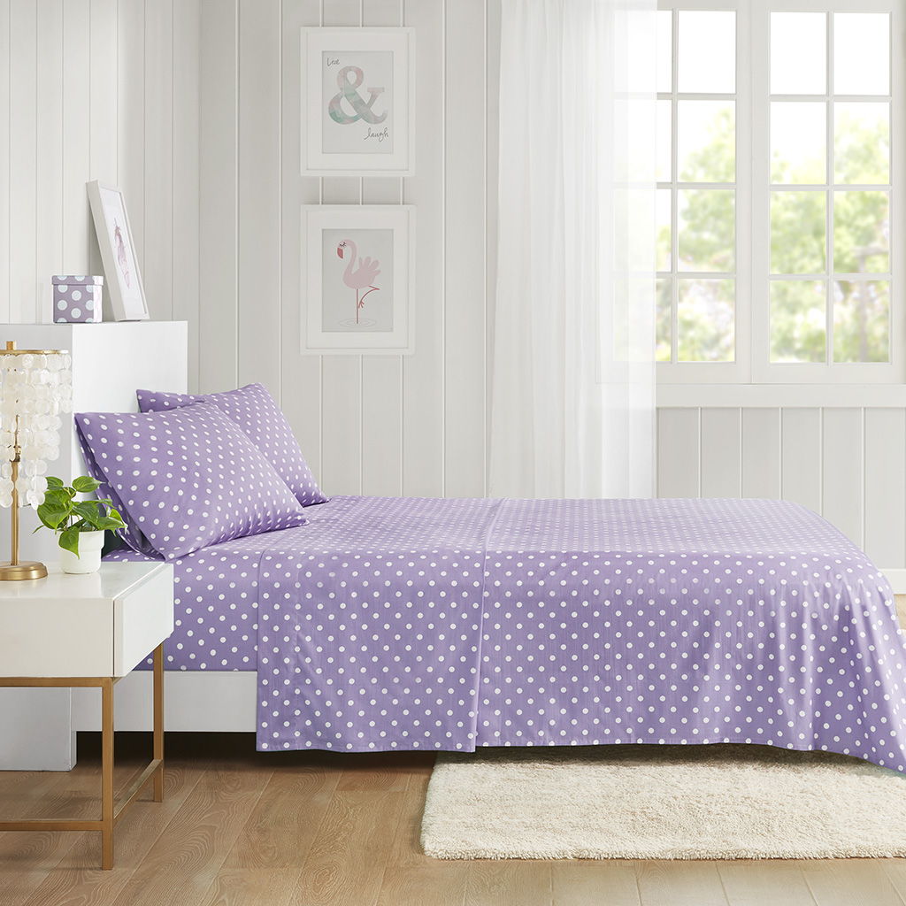 Polka Dot - Sheet Set - Purple Mi Zone