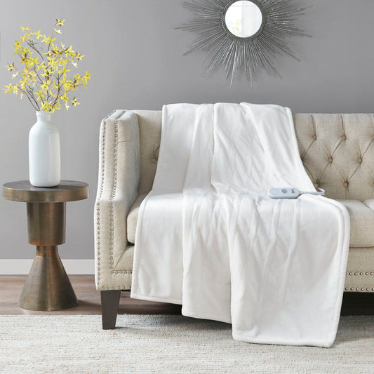 Heated Throw - Ivory