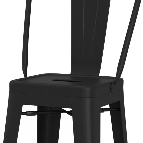 Fletcher - Handcrafted Metal Stool (Set of 2) Simpli-Home