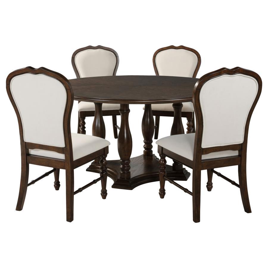 Landon - Round Dining Table Set Coaster Fine Furniture