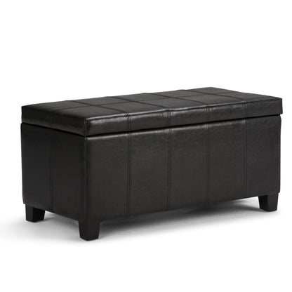 Dover - Upholstered Storage Ottoman Bench Simpli-Home
