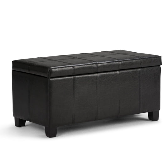 Dover - Upholstered Storage Ottoman Bench Simpli-Home