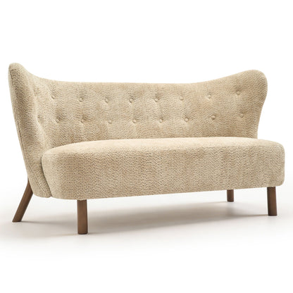 Nordic Chair Laid Back Loveseats With Curved Backres, No Armrests Home Essentials