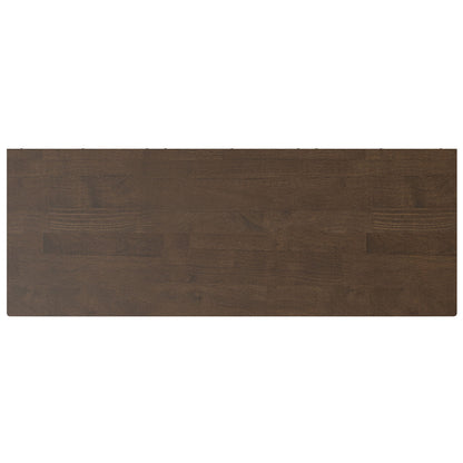 Harper - Low 6 Cube Storage With Drawers - Walnut Brown Simpli-Home