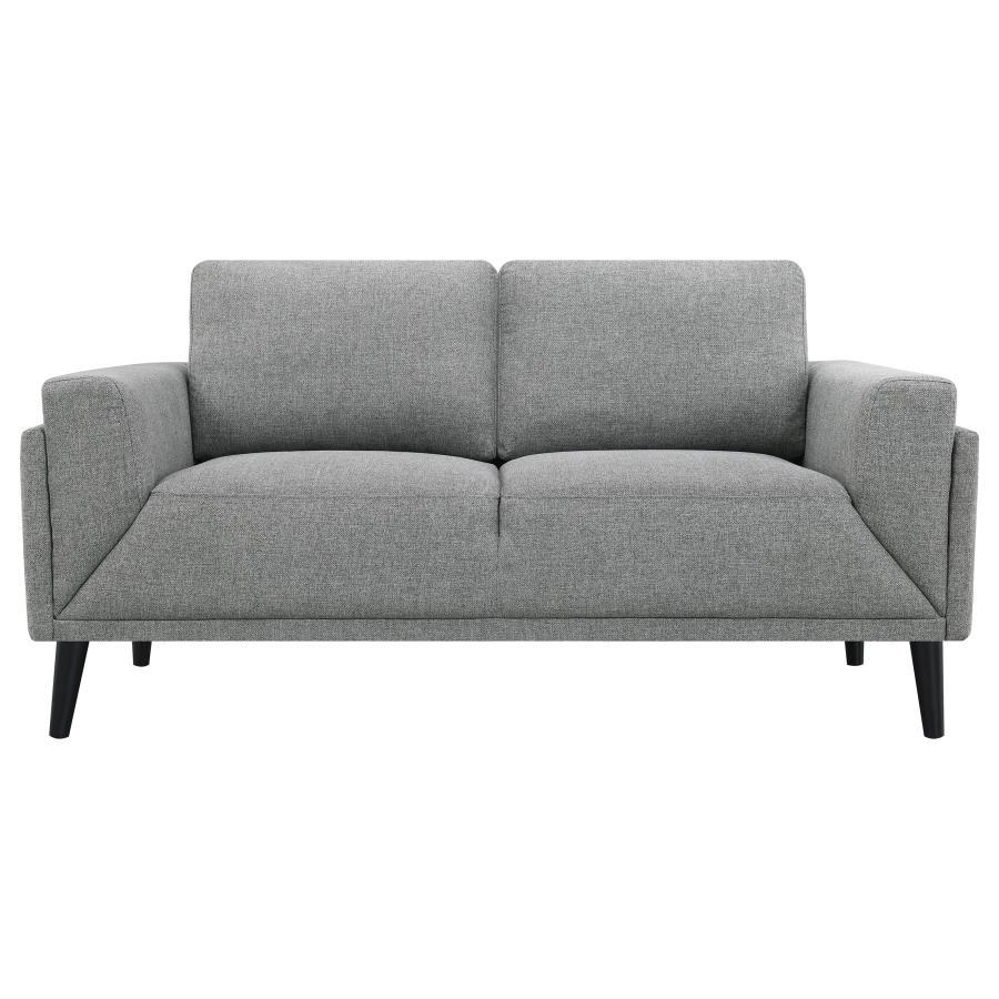 Rilynn - Upholstered Track Arm Loveseat Coaster Fine Furniture