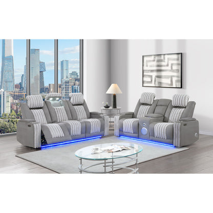 Duran - Power Reclining Set With Power Headrest Global Furniture USA