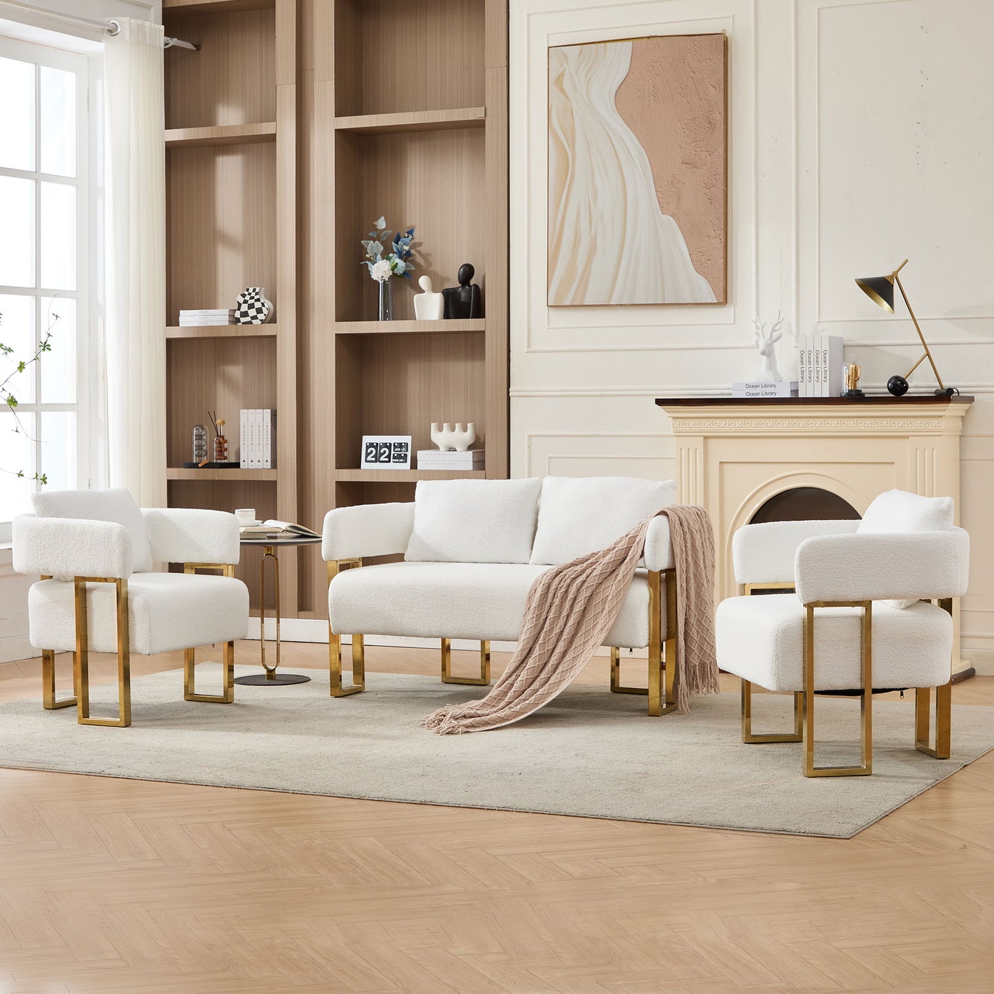 Decorative Upholstered Side Chair For Living Room Home Essentials