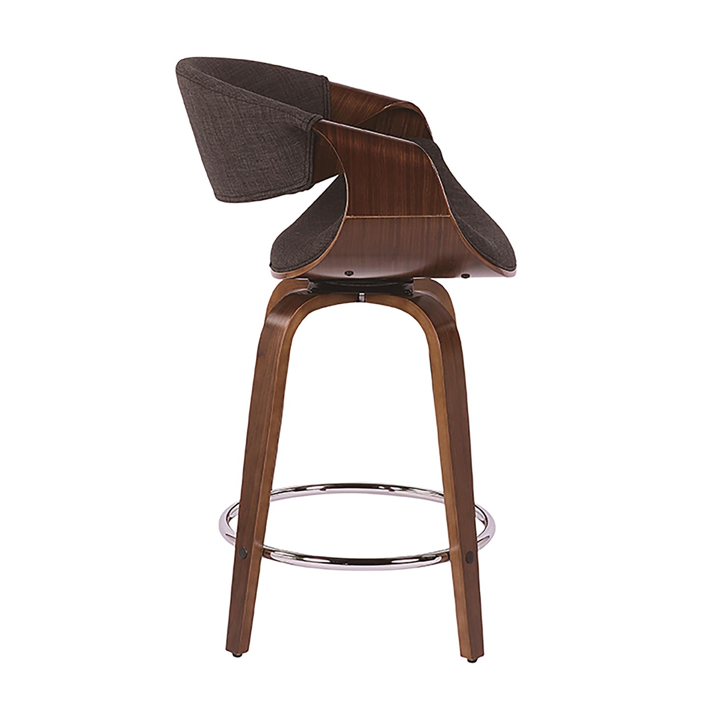 Curvini - Mid Century Modern Counter Stool (Set of 2) Lumi Source