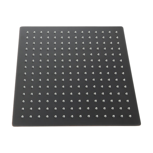 10" Square Rainfall Shower Head With Silicone Nozzle - Oil-Rubbed Bronze Daily Nest