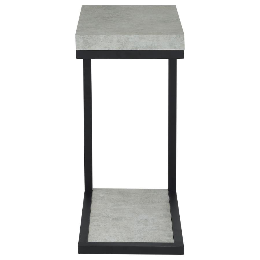 Beck - Engineered Wood C-Shape Sofa Side Table CoasterEveryday