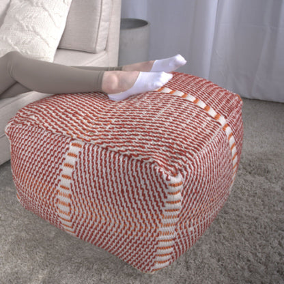 Morro Bay - Handcrafted Water Resistant Pouf - Multi Color Home Essentials