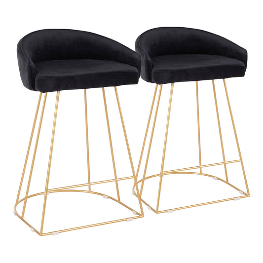 Canary - Contemporary Counter Stool (Set of 2) Lumi Source