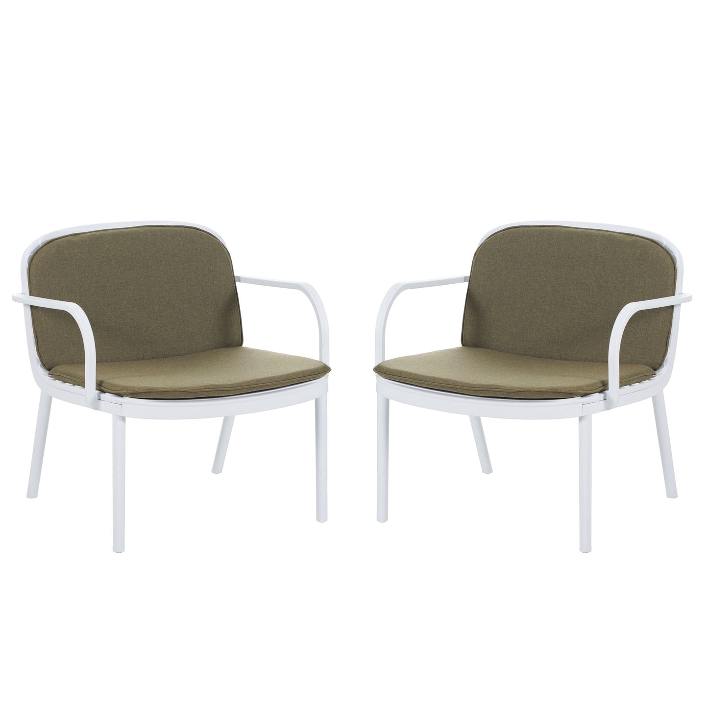 Luna - Outdoor Club Chair (Set of 2) Noble House