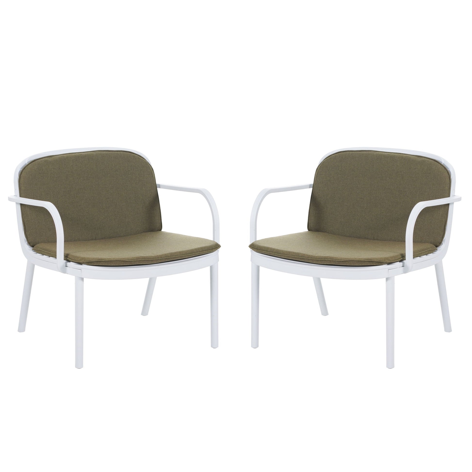 Luna - Outdoor Club Chair (Set of 2) Noble House