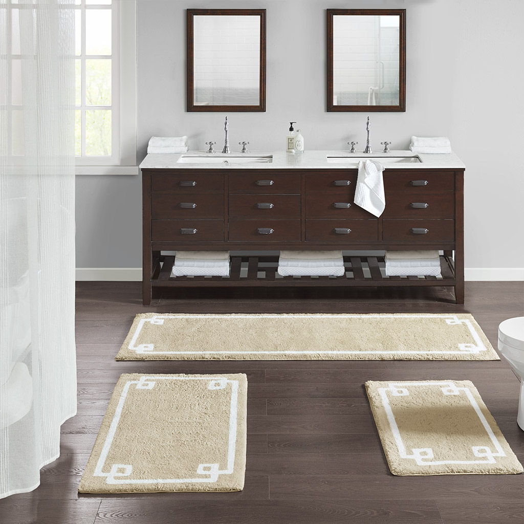 Evan - Tufted Bath Rug - Taupe